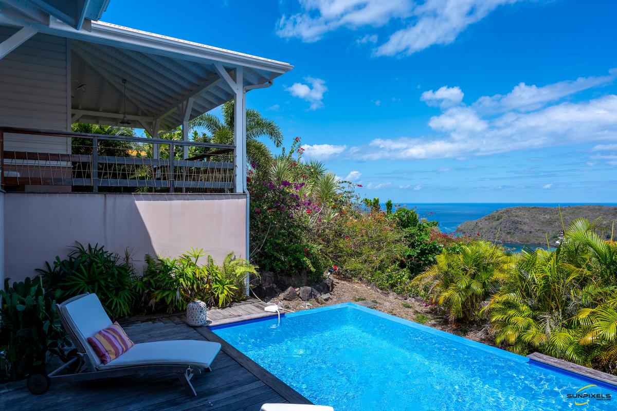 Location villa 5 chambres Martinique - Vue mer